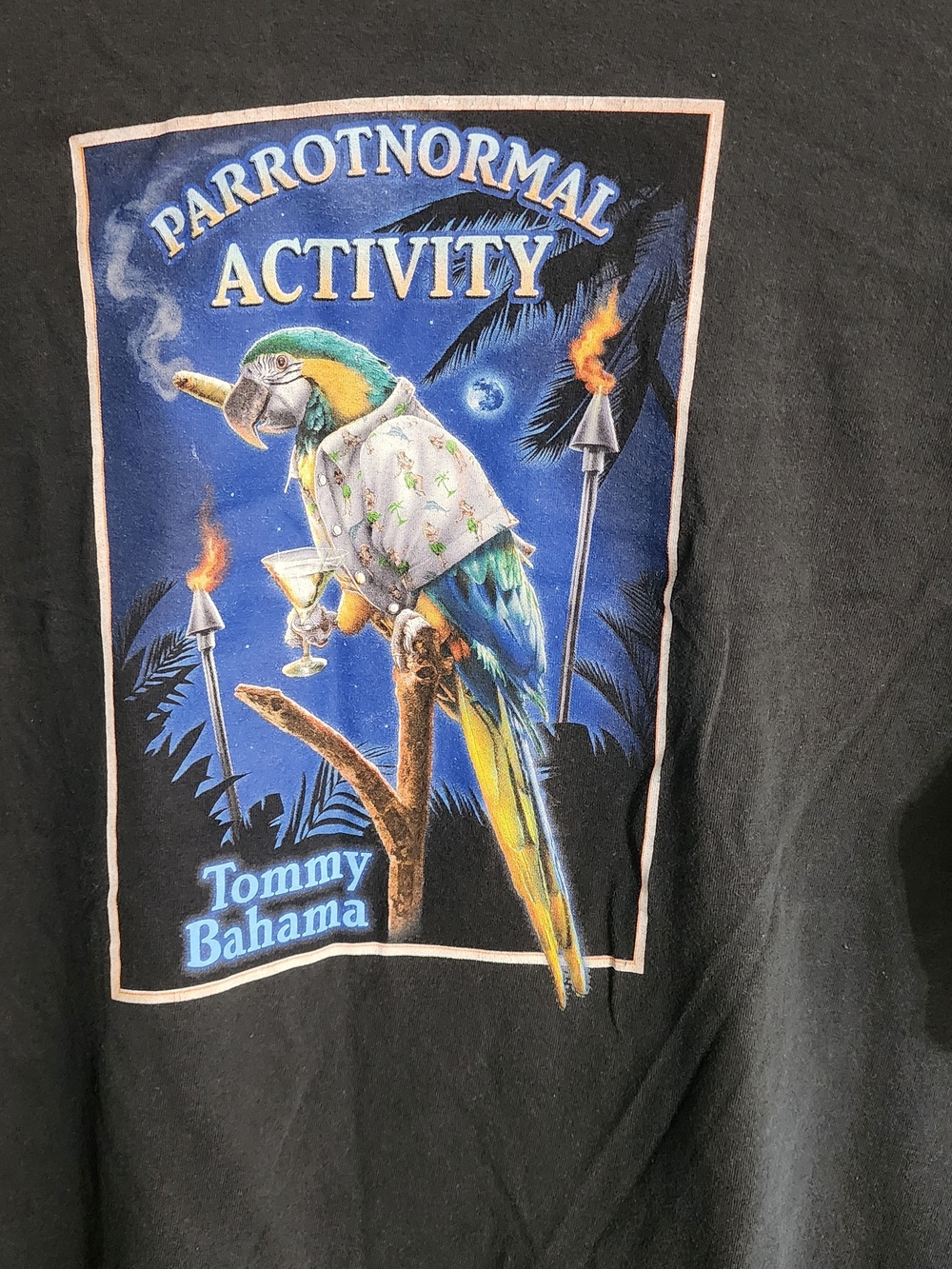 Tommy Bahama Men’s Black Short-Sleeve Tee - Picture 5 of 5